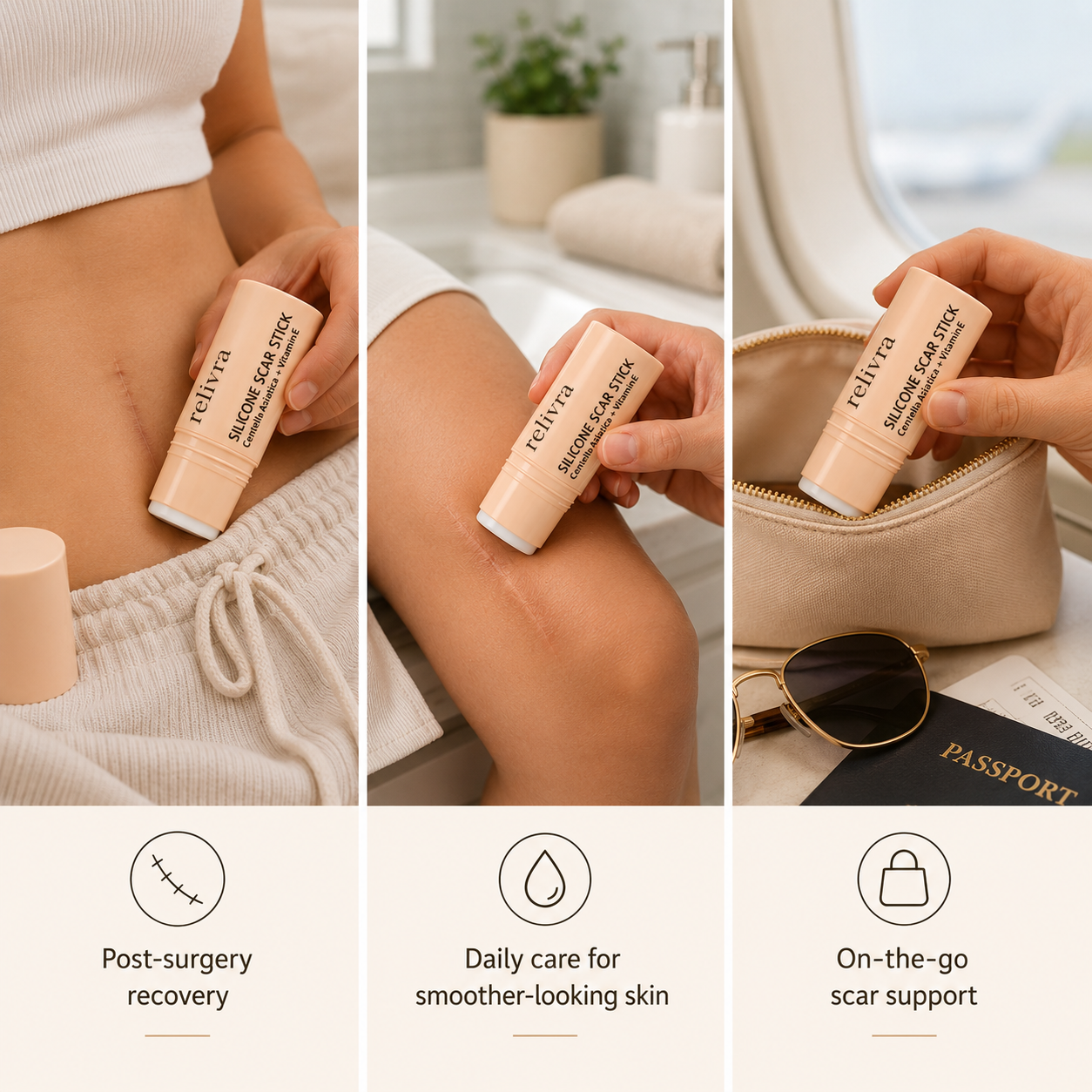 Silicone Scar Stick Moisturizing Soothing Gentle